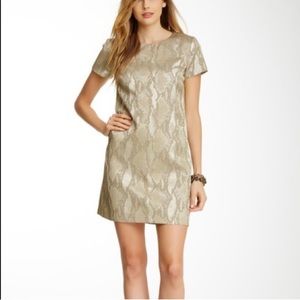 French Connection Silver Dress NWT